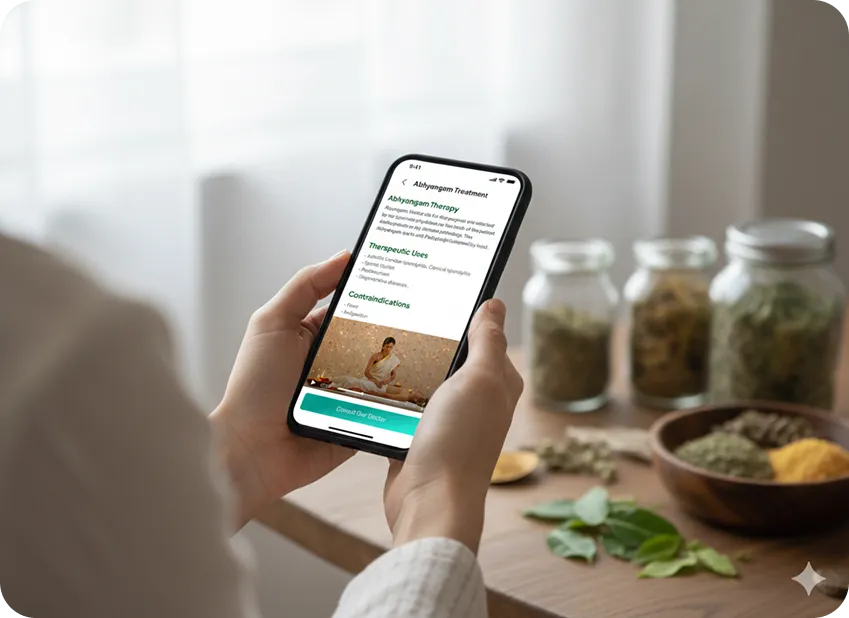 Siddha App interface